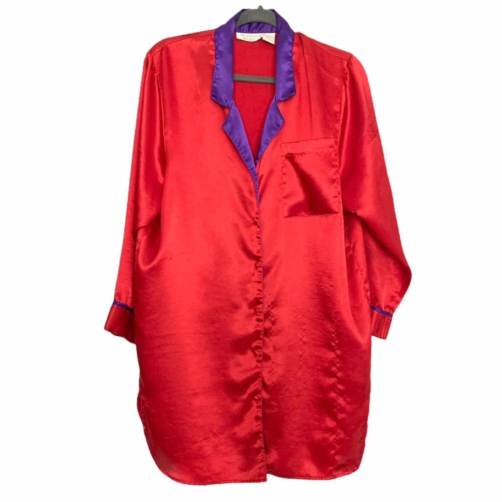 Vintage Victoria’s Secret Gold Label Red Chemise